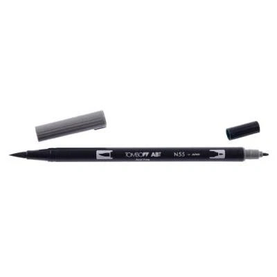 Image de Tombow feutre dual brush pen abt, gris cool 7 (n55) abt n55