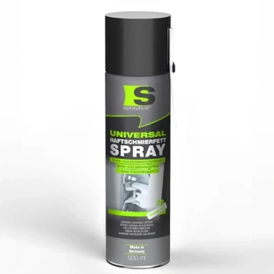Afbeelding van Spraytive 1 spray lubrifiant universel de 500 ml Graisse lubrifiante et huile dérivation pour voiture, articulations, roulements charnières pulvérisation à haute viscosité