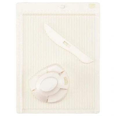 Afbeelding van Vaessen creative 2137 031 Kaarten/envelop met perforator metaal/kunststof, grijs, 21,5 x 16,2 5 cm