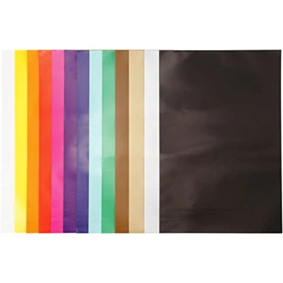 Afbeelding van Glanspapier Assortiment, vel 32x48 cm, 100 assorti