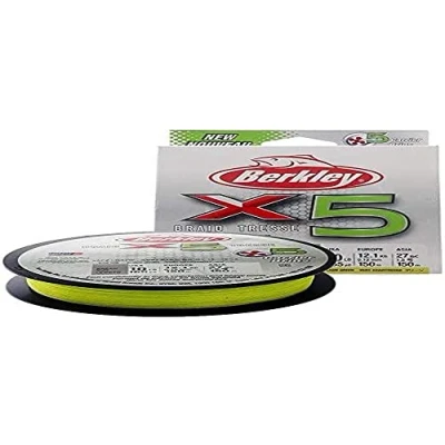 Afbeelding van Berkley X5 Braid Flame Green 300m 0,06mm 6,4kg Gevlochten lijn