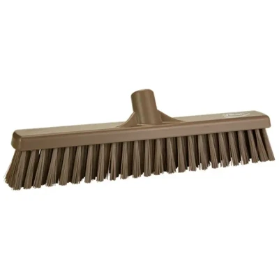 Afbeelding van Vikan Brooms and Sweepers Hygiene combination sweeper Brown Hard Soft Fibers 410mm