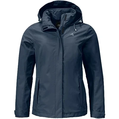 Afbeelding van Schöffel Gmund L Regenjas voor dames, marineblauwe blazer, 40