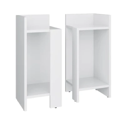 Afbeelding van Vicco LenarNachtkastje 27 x 60 cm Set van 2 Wit