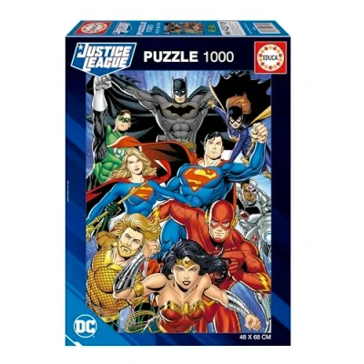 Afbeelding van EDUCA puzzel 1000 stuks JUSTICE LEAGUE