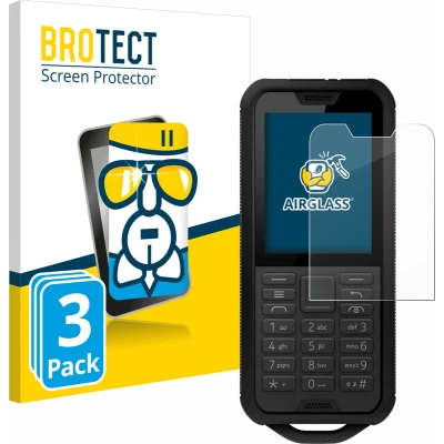 Afbeelding van BROTECT Screenprotector voor Nokia 800 Tough Folie Beschermfolie Beschermglas transparant (3 Stuks)