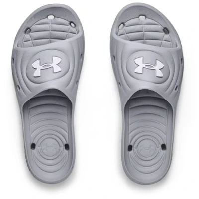 Afbeelding van Under Armour Locker IV Badslippers, Heren, Maat: 40, Grey Kunststof