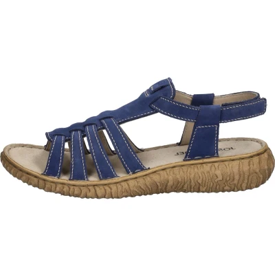 Afbeelding van Josef Seibel Ronja 07 Sandalen met sleehak, Dames, Maat: 40, Ocean Leer