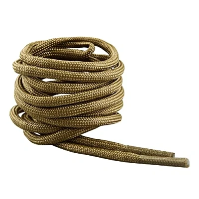 Afbeelding van IRONLACE Paracord 550, veters, hardlopers, wandelaars, laarzen, vrijetijdsschoenen, 1 paar, meerdere kleuren en lengtes, Coyote bruin, 114 cm, bruin