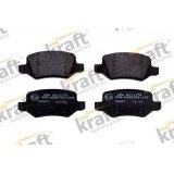 Afbeelding van KRAFT 6011170 Remblokkenset Achteras MERCEDES BENZ: B Class, A Class