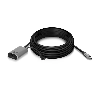 Afbeelding van ACT AC7060 USB C Verlengkabel inclusief Signaal Versterker 5 meter