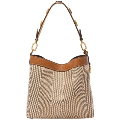 Afbeelding van FOSSIL Schoudertas Jessie Bucket Shoulder Bag Neutral Multi Bruine