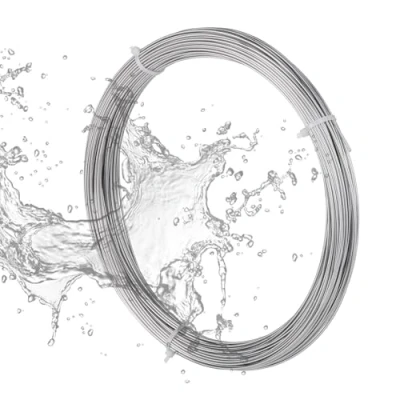 Afbeelding van KWOKWEI Veerstaaldraad, 50 m, roestvrij stalen draad 304, diameter 1,5 mm, zilver, veerdraad, harde draad, rechte staal, voor doe het zelvers, tuinbedrading