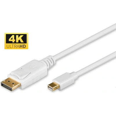 Afbeelding van Microconnect mini DP Displayport, 2m, M/M DisplayPort Wit