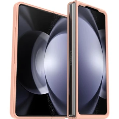 Image de OtterBox Thin Flex Series Étui à rabat pour téléphone portable polycarbonate, caoutchouc synthétique pêche douce (pêche/poussière d&#039;étoiles) Samsung Galaxy Z Fold5
