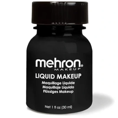 Afbeelding van Mehron Vloeibare Schmink op Waterbasis Zwart 30 ml
