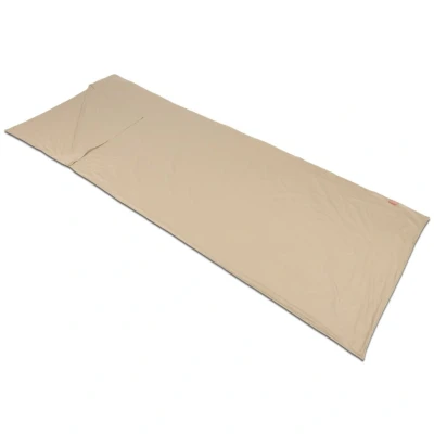 Afbeelding van Polydaun Colibri Katoenen Lakenzak Mist Beige Slaapzakken