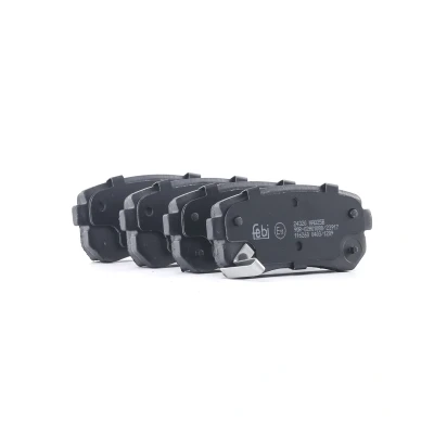 Afbeelding van FEBI BILSTEIN 116260 Remblokkenset Achteras Met akoestische slijtagewaarschuwing HYUNDAI: i30 II Estate, Hatchback, i20 I Hatchback
