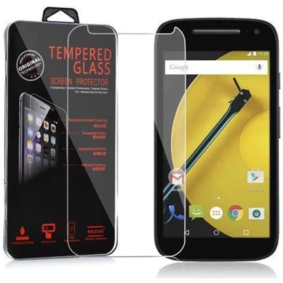 Afbeelding van Cadorabo Screenprotector geschikt voor Motorola MOTO E Pantser film Beschermende in KRISTALHELDER Geharde (Tempered) display beschermglas 9H hardheid met 3D Touch