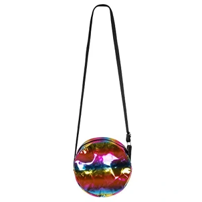 Afbeelding van Boland Schoudertasje Holo regenboog Multi Volwassenen Unisex Festival Old School 90&#039;s Pride