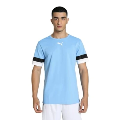 Afbeelding van Puma Teamrise Shirt Korte Mouw Heren Hemelsblauw Maat: S
