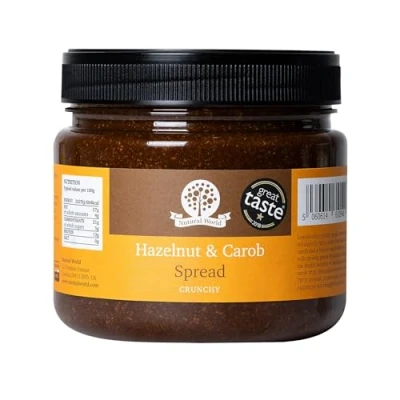 Afbeelding van Nutural World Knapperige hazelnoot en johannesbroodbeleg (1 kg) Winnaar van de Great Taste Award