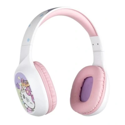 Afbeelding van Hello Kitty draadloze koptelefoon 30 uur speeltijd microfoon bluetooth 5.3 verstelbaar