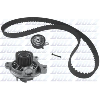 Afbeelding van DOLZ KD083 Waterpomp + Distributieriem Set 122 VOLKSWAGEN: Transporter 4 Bus,