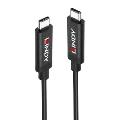 Image de Lindy Câble USB type A (M) pour 3.1 Gen 2 / DisplayPort 1.4 5 m actif support 8K60Hz (7680 x 4320) noir
