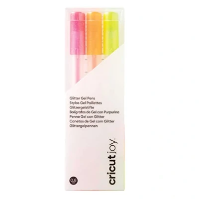 Afbeelding van Cricut Joy™ Glitzer Gel 0,8mm, 3er Stiftset Neon