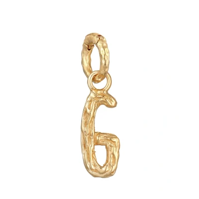 Afbeelding van Elli Organic Letter G Hanger goldcoloured, Dames, Maat: One Size, Gold coloured