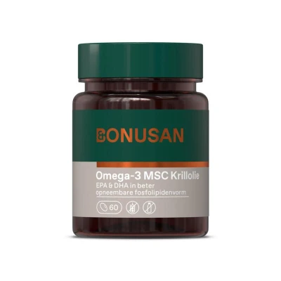 Afbeelding van Bonusan Omega 3 MSC Krillolie Softgels