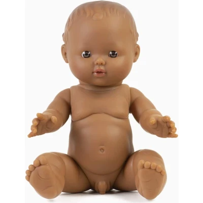 Afbeelding van Minikane babypop vintage jongen léon 34 cm