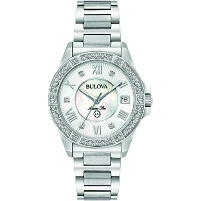 Afbeelding van Bulova Marine Star 96R232 Horloge Staal Zilverkleurig Ø 32 mm
