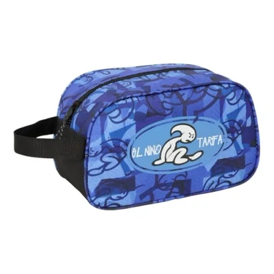 Afbeelding van Reistasje El Niño Roller Blauw Zwart 26 x 15 12 cm