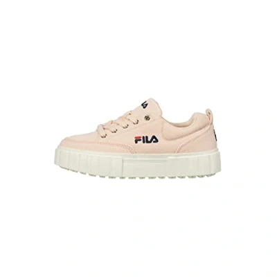 Afbeelding van Fila Sandblast Sneakers laag, Dames, Maat: 38, Vanilla cream Textiel