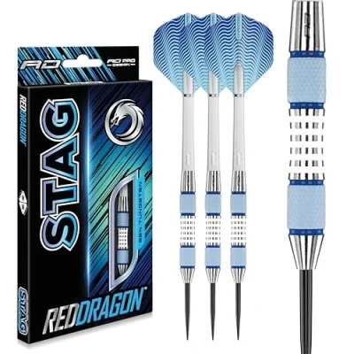 Afbeelding van RED DRAGON Stag: Steeltip Tungsten Dartpijlen Professioneel 26 gram