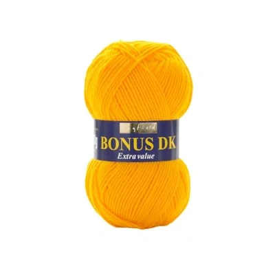 Afbeelding van Hayfield Double Bonus breiwol DK 100 g, garen, zonnebloem, 19 x 9 cm