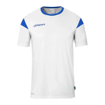Afbeelding van Uhlsport Squad 27 Shirt Korte Mouw Kinderen Wit / Royal Maat: 140