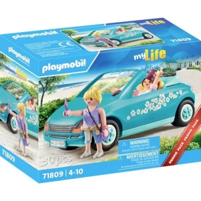 Image de Playmobil My Life Promo Pack 71809 Cabriolet, jeunes filles et accessoires