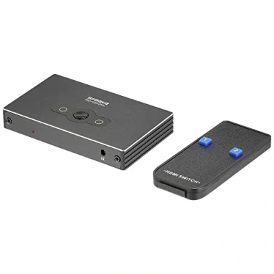 Afbeelding van SpeaKa Professional SP HSW 300 HDMI switch 2 poorten Ultra HD geschikt 7680 x 4320 Pixel