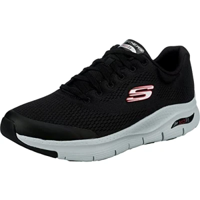 Afbeelding van Skechers Arch Fit heren sneaker Zwart Maat 43