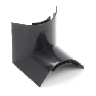 Afbeelding van Kabelgoot hoek Nedis 12 mm kabel (PVC, Zwart)