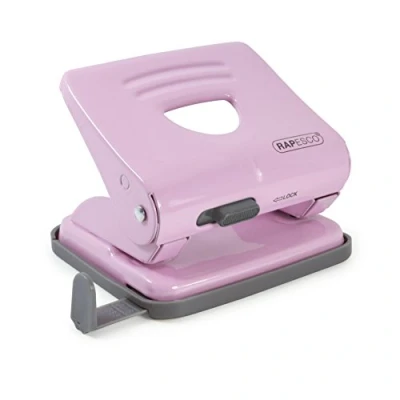 Afbeelding van Rapesco 1358 825 perforator, 2 gaten, metaal, 25 vellen, roze