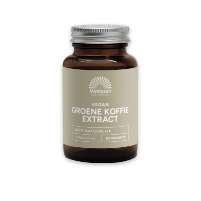 Afbeelding van Mattisson Groene Koffiebonen Extract 500mg 60 capsules