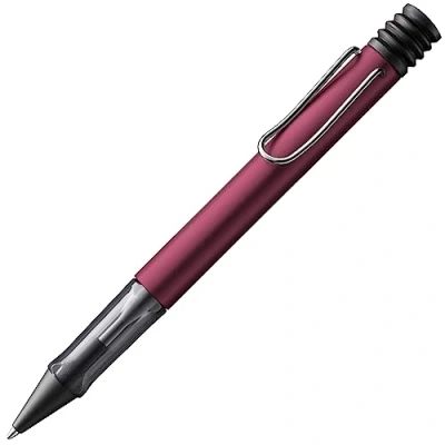 Image de LAMY AL star black purple Stylo à bille avec grip transparent et ergonomique corps en aluminium léger recharge M 16 de pointe moyenne grande capacité noir