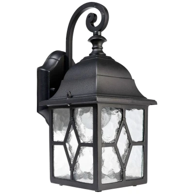 Afbeelding van Buitenwandlamp Sargas, E27, zwart