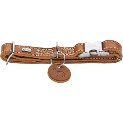 Afbeelding van Hunter Hondenhalsband Aalborg Alu Strong Cognac