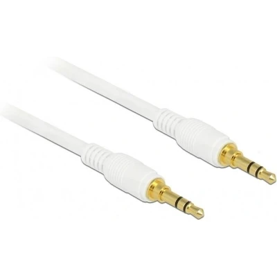 Afbeelding van 3,5mm Jack stereo audio slim kabel met extra ruimte / wit 2 meter