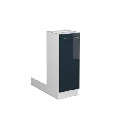 Afbeelding van Vicco Keukeneiland Fame Line, Donkerblauw hoogglans/Wit, 30 cm zonder werkblad